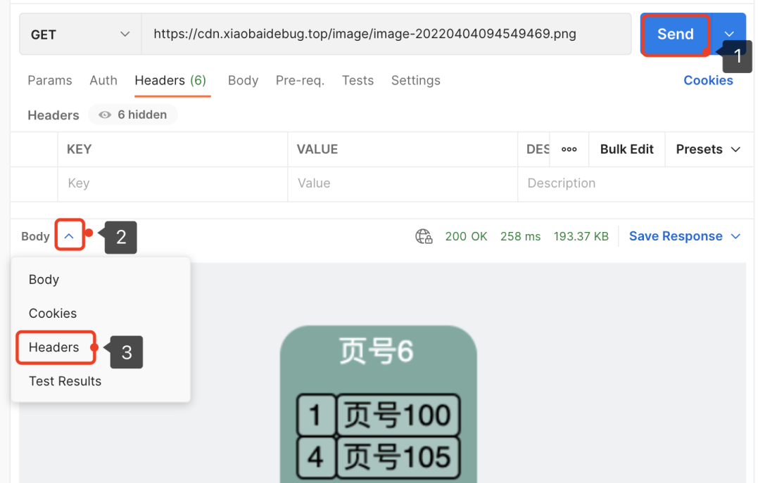 查看response-header